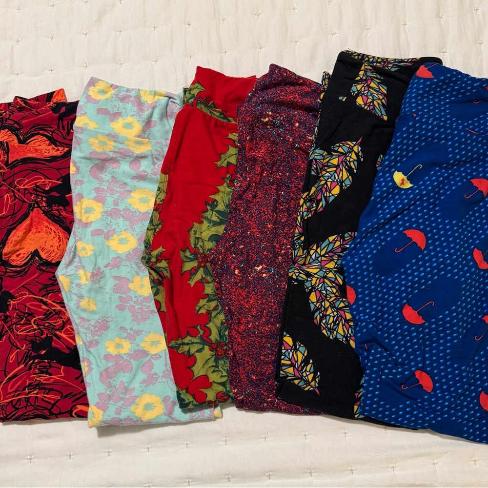 LuLaRoe Women's Leggings - Multicolor Set